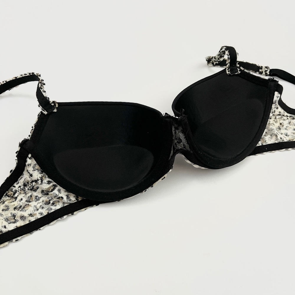 Candies | Leopard Print Embroider Lace Lined Unde… - image 5